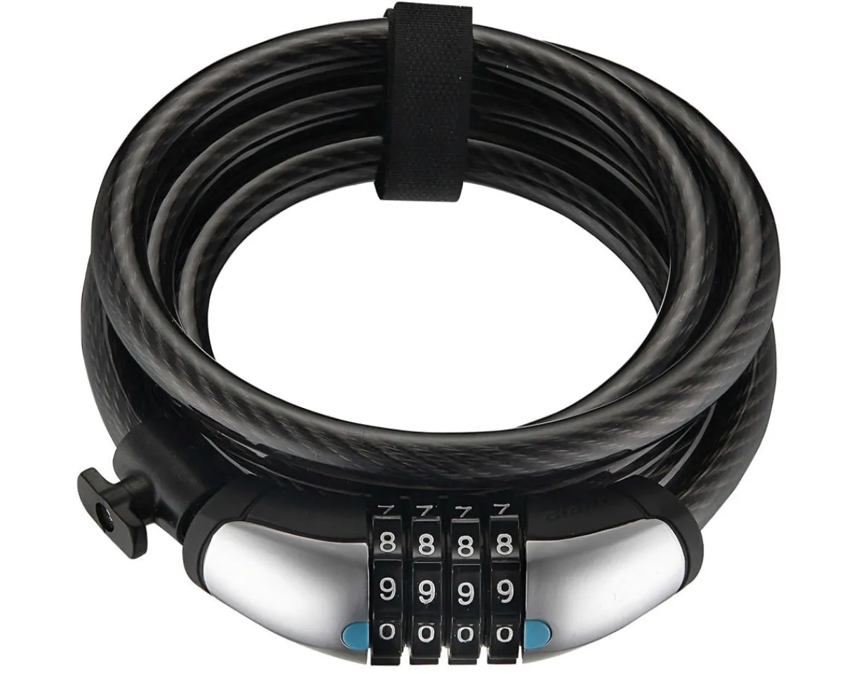 Giant Bike Locks|SureLock Flex Combo Coil Cable Lock (12mm x 180cm)