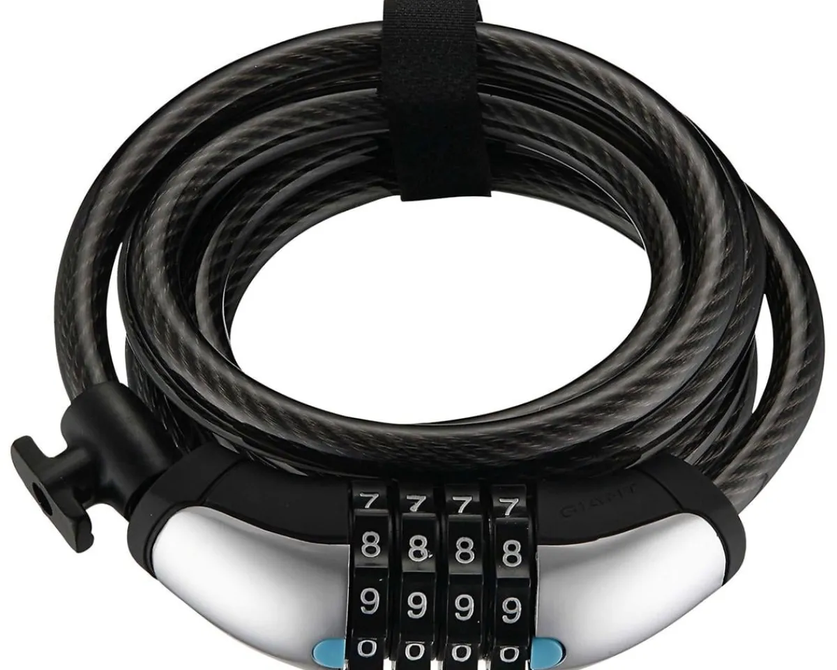 Giant Bike Locks|SureLock Flex Combo Coil Cable Lock (10mm x 180cm)
