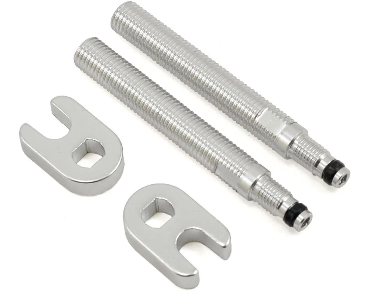 Giant Tire & Tube Accessories|Valve Extender for Removable Valve Core (Silver) (40mm)