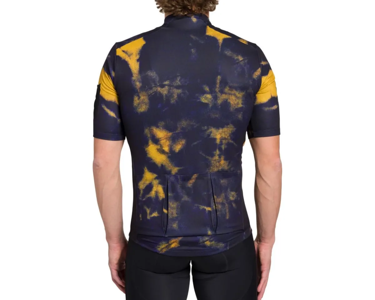 Giant Jerseys|Summer Essentials|x Cuore Working Title Short Sleeve Gravel Jersey (Dark Blue Washout) (M)