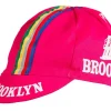 Giordana Clothing Accessories|Brooklyn Cycling Cap w/ Stripes (Pink) (One Size Fits Most)