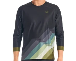 Giordana Clothing Sale|Men's MTB 3/4 Sleeve Jersey (Slope Black) (S)