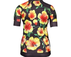 Giordana Clothing Sale|Women'S|Women's FR-C Low Collar Short Sleeve Jeresy (Hibiscus Aquarelo) (XS)