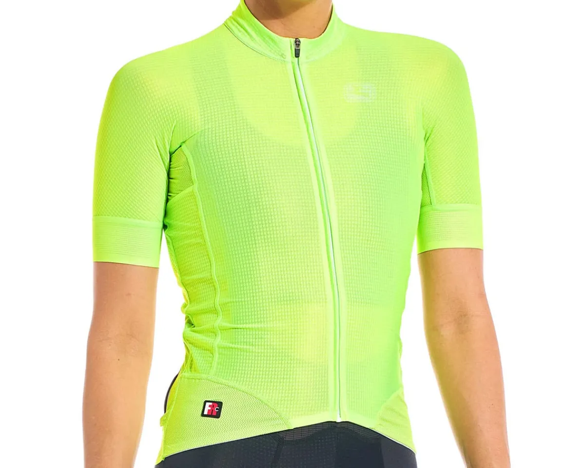 Giordana High Vis & Reflective|Jerseys|Women's FR-C Pro Neon Short Sleeve Jersey (Neon Yellow) (M)