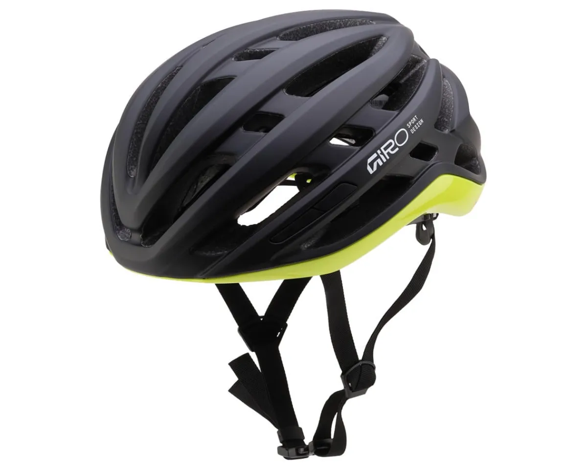 Giro Helmets|High Vis & Reflective|Agilis Helmet w/ MIPS (Matte Black/Hi Viz) (M)