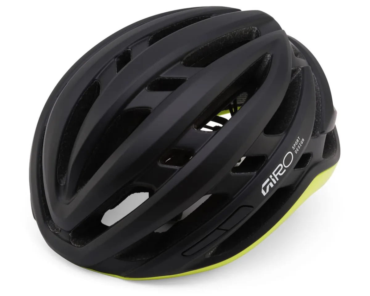 Giro Helmets|High Vis & Reflective|Agilis Helmet w/ MIPS (Matte Black/Hi Viz) (M)