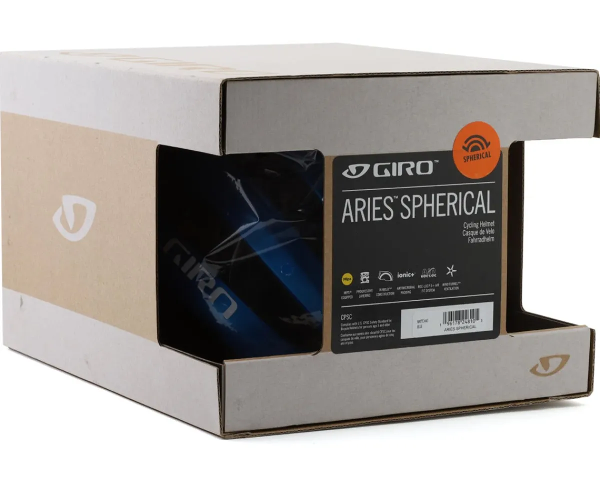 Giro Helmets|Helmets|Aries Spherical MIPS Helmet (Ano Blue) (L)