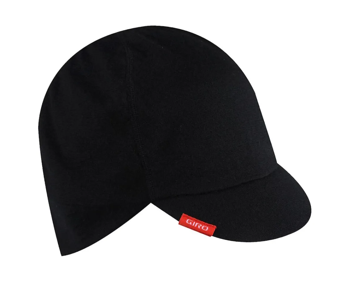 Giro Clothing Accessories|Merino Wool Cycling Cap (Black) (L/XL)