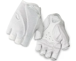 Giro Clothing Accessories|Monica Short Finger Bike Gloves (White/Silver) (M)