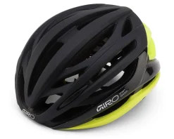 Giro Helmets|High Vis & Reflective|Syntax MIPS Road Helmet (Matte Black/Hi Viz) (M)
