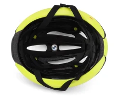 Giro Helmets|High Vis & Reflective|Syntax MIPS Road Helmet (Matte Black/Hi Viz) (M)