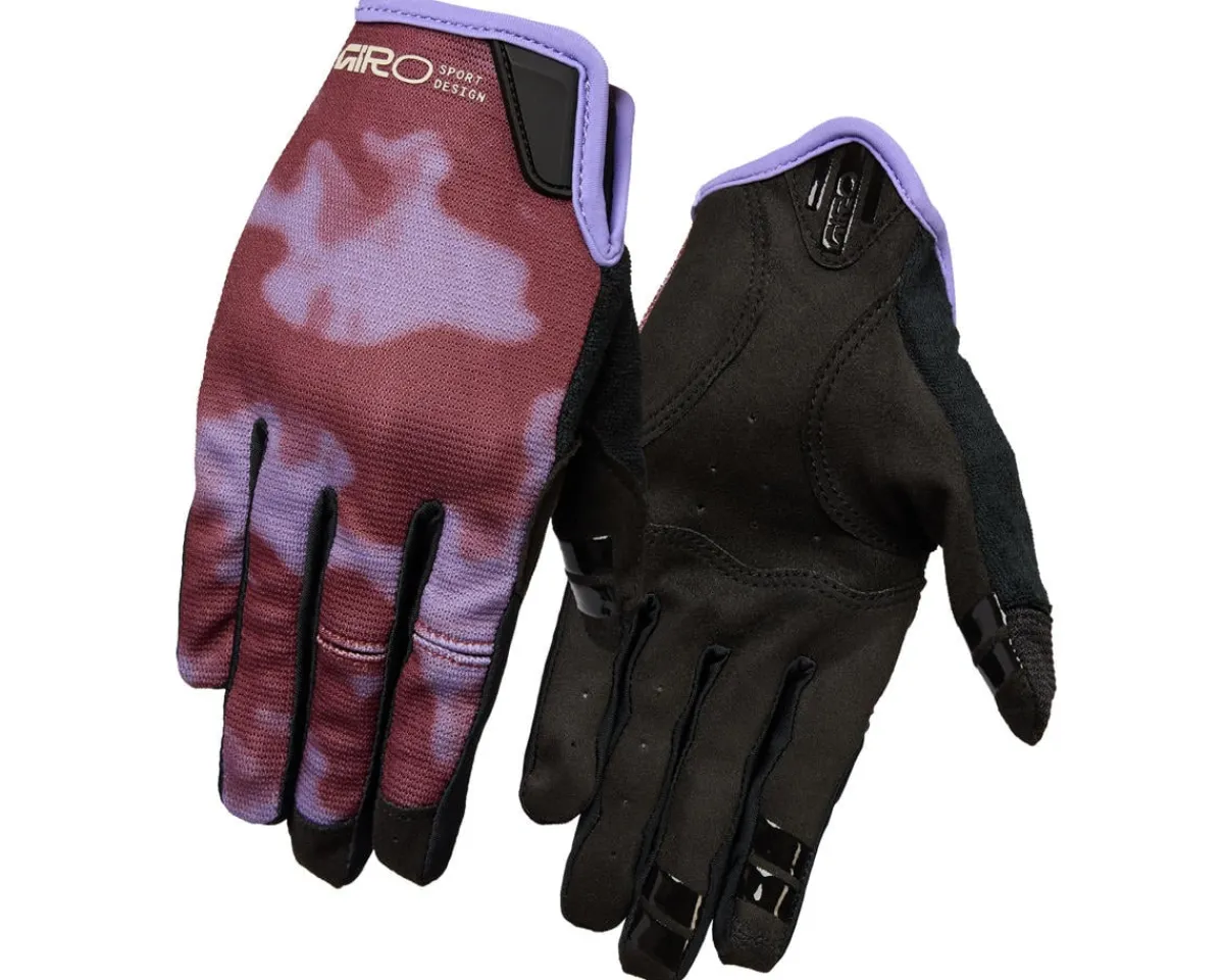 Giro Clothing Accessories|Women'S|Women's LA DND Long Finger Gloves (Maroon Pulse) (S)