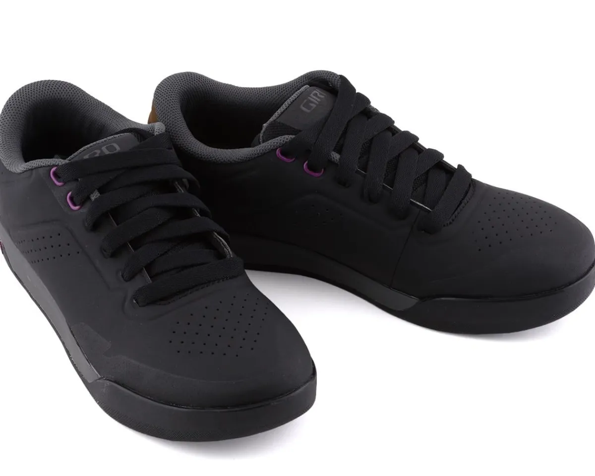 Giro Shoes|Women'S|Women's Latch Flat Pedal Mountain Shoes (Black) (40)