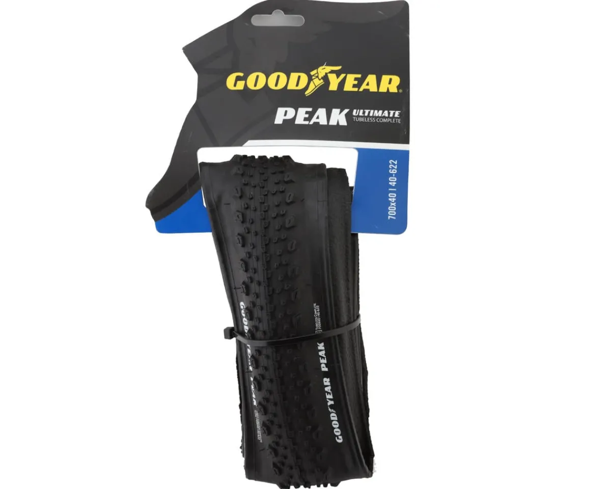 Goodyear Tires|Peak Ultimate Tubeless Gravel Tire (700c) (40mm) (Black)