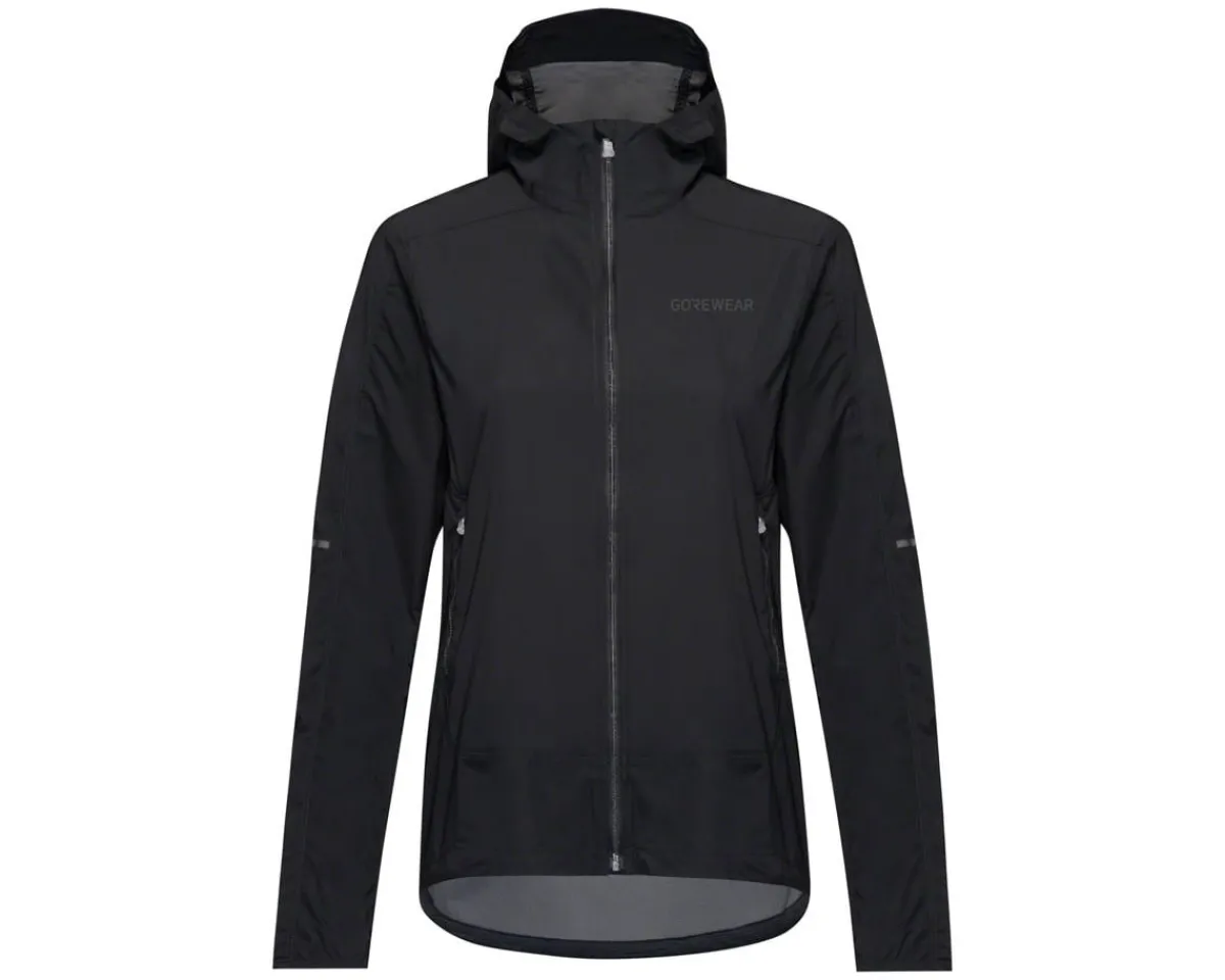 Gore Wear Jackets & Vests|Women'S|Fernflow Hooded Windbreaker (Black) (Women's) (XS)