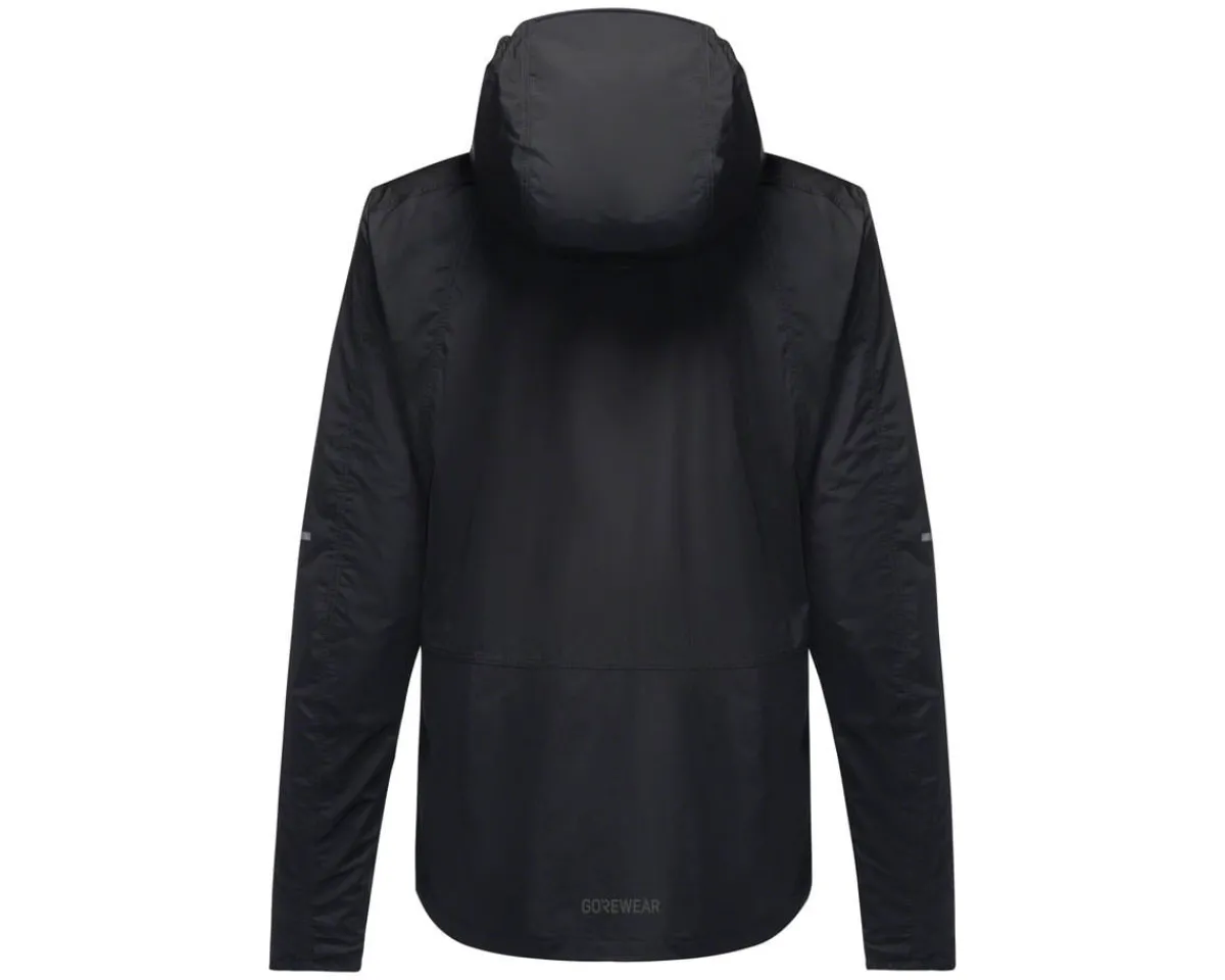 Gore Wear Jackets & Vests|Women'S|Fernflow Hooded Windbreaker (Black) (Women's) (XS)