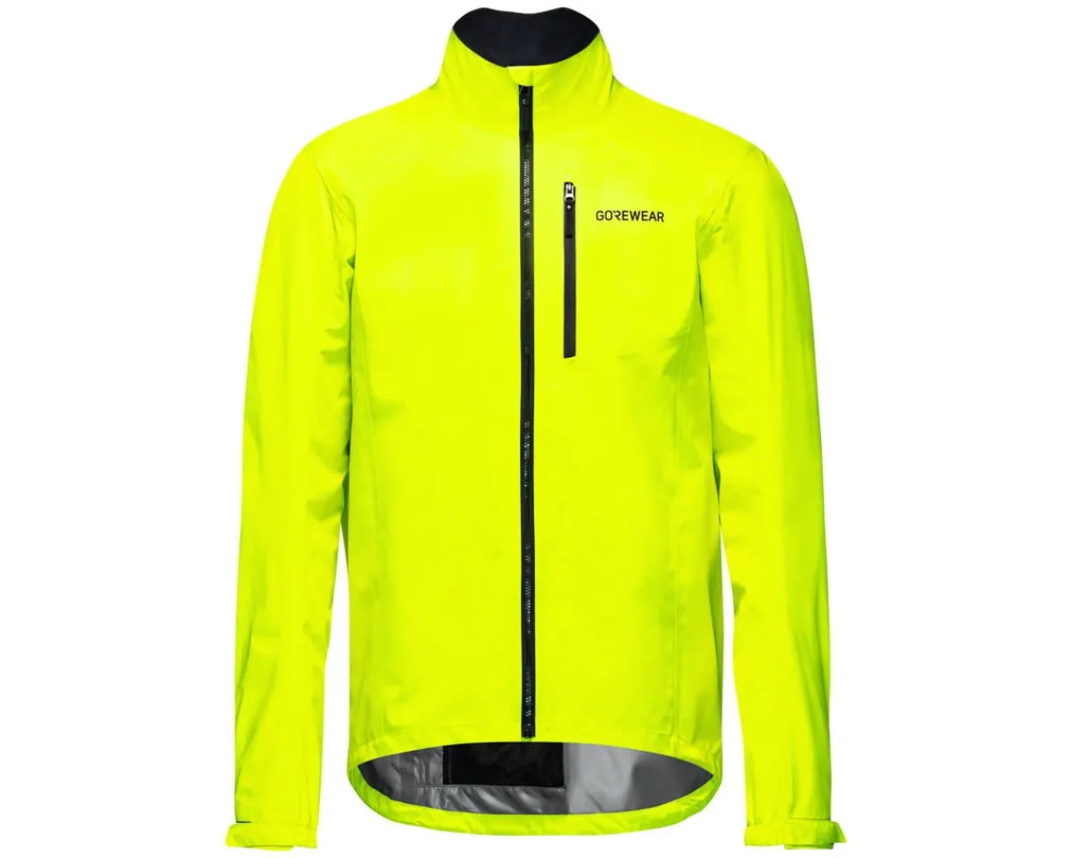 Gore Wear Jackets & Vests|High Vis & Reflective|Glidewheel Gore-Tex Jacket (Yellow) (Men's) (M)