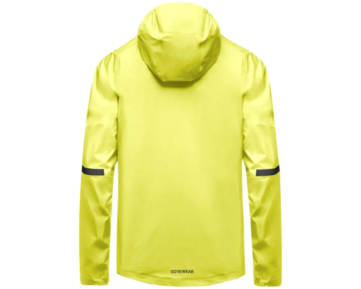 Gore Wear Jackets & Vests|High Vis & Reflective|Lupra Gore-Tex 2.0 Hooded Jacket (Black/Neon Yellow) (Men's) (L)
