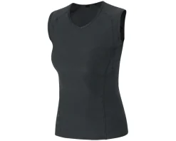 Gore Wear Women'S|Base Layers|M Base Layer Sleeveless Shirt (Black) (Women's) (S)