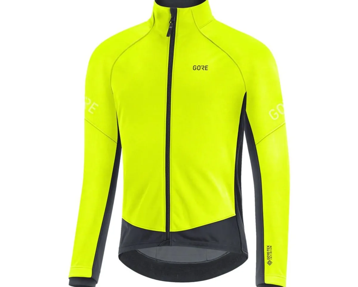 Gore Wear Jackets & Vests|High Vis & Reflective|Men's C3 GTX Thermo Jacket (Neon Yellow/Black) (L)