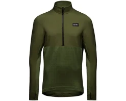 Gore Wear Jerseys|Men's Trail KPR Hybrid Long Sleeve Jersey (Utility Green) (S)