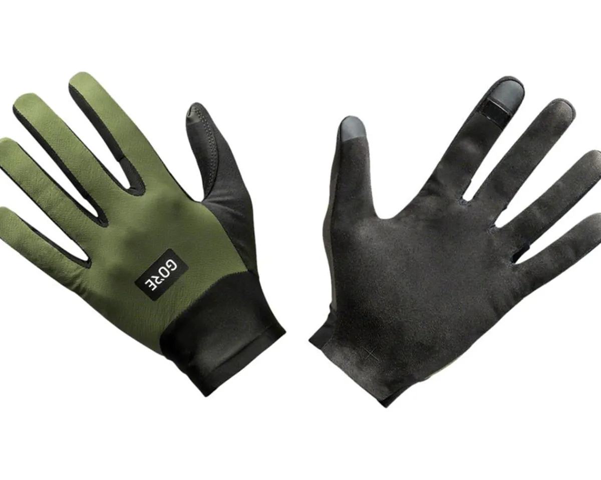 Gore Wear Clothing Sale|Clothing Accessories|Trail KPR Long Finger Gloves (Utility Green) (S)