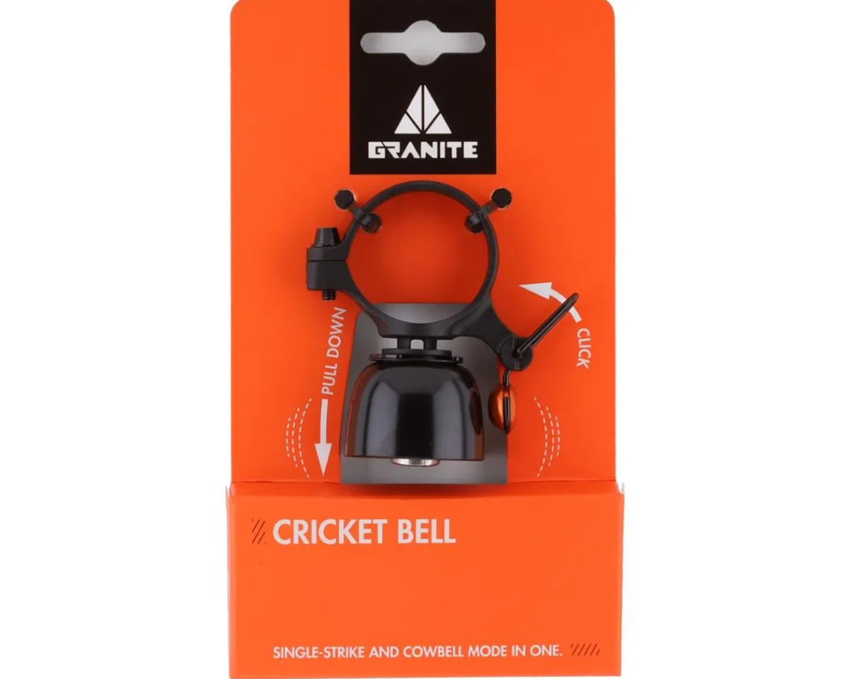 Granite-Design Mounts & Handlebar Accessories|Cricket Bell (Black)