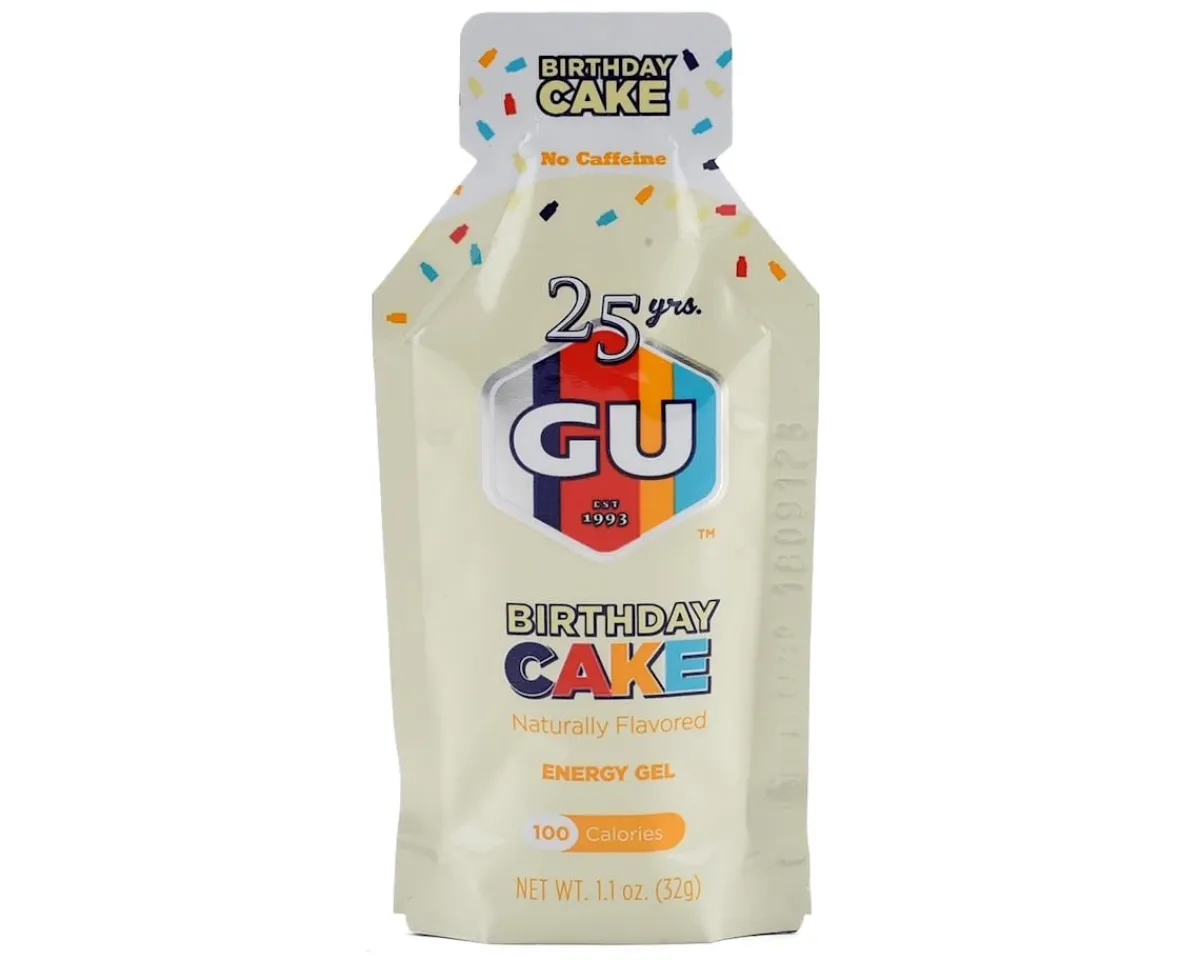 GU Nutrition & Skin Care|Energy Gel (Birthday Cake) (1 | 1.1oz Packet)