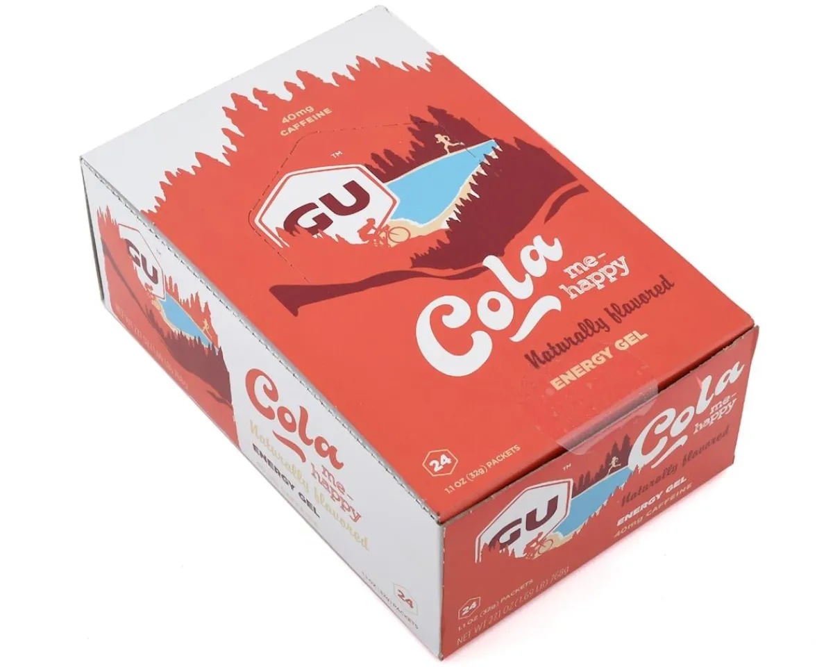 GU Nutrition & Skin Care|Energy Gel (Cola-Me-Happy) (24 | 1.1oz Packets)