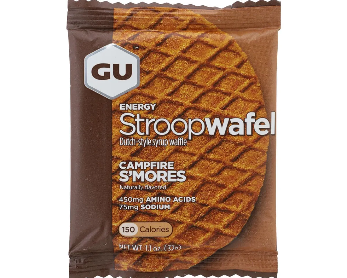 GU Nutrition & Skin Care|Holiday Shopping|Energy Stroopwafel (Campfire S'Mores) (16 | 1.1oz Packets)