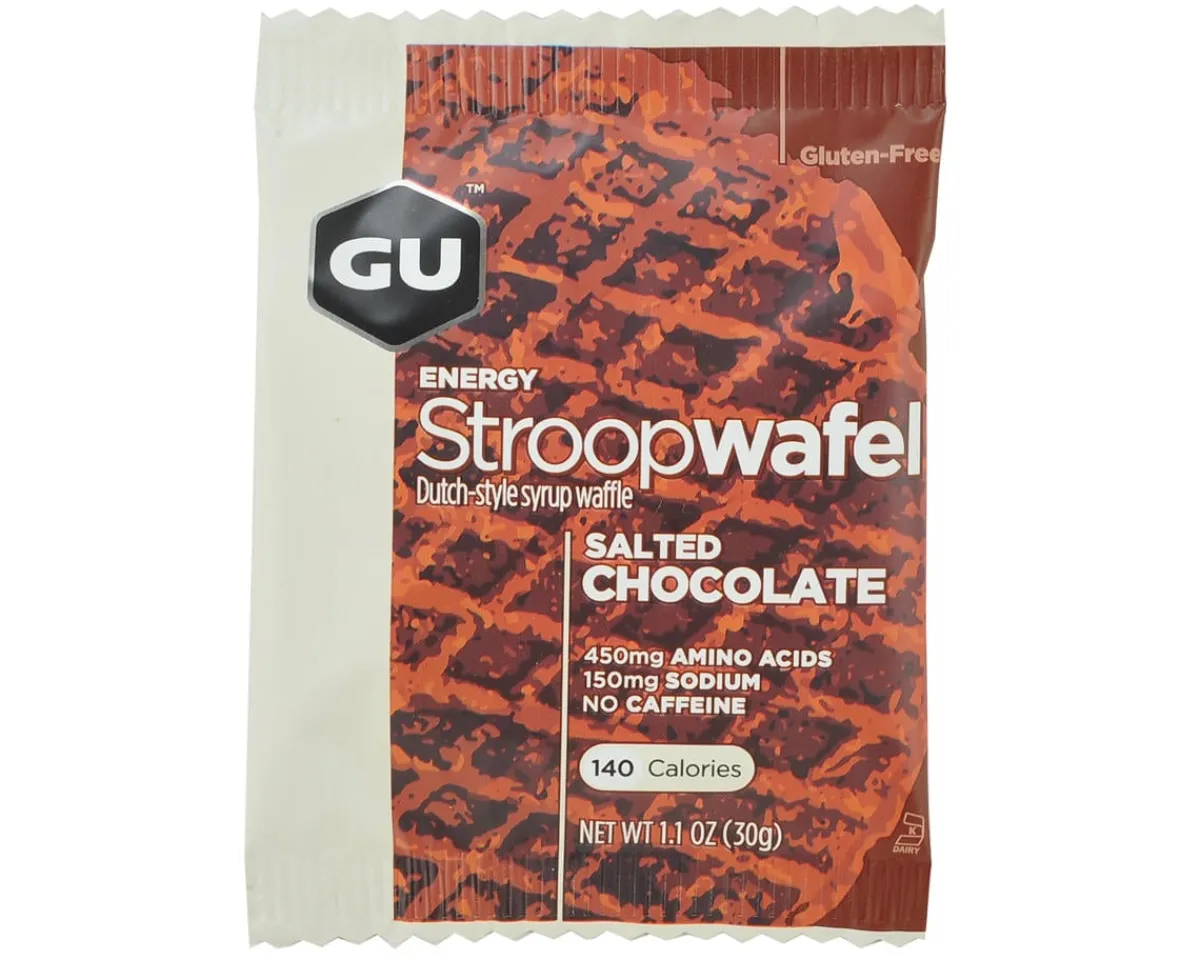 GU Nutrition & Skin Care|Holiday Shopping|Energy Stroopwafel (Salted Chocolate) (16 | 1.1oz Packets)