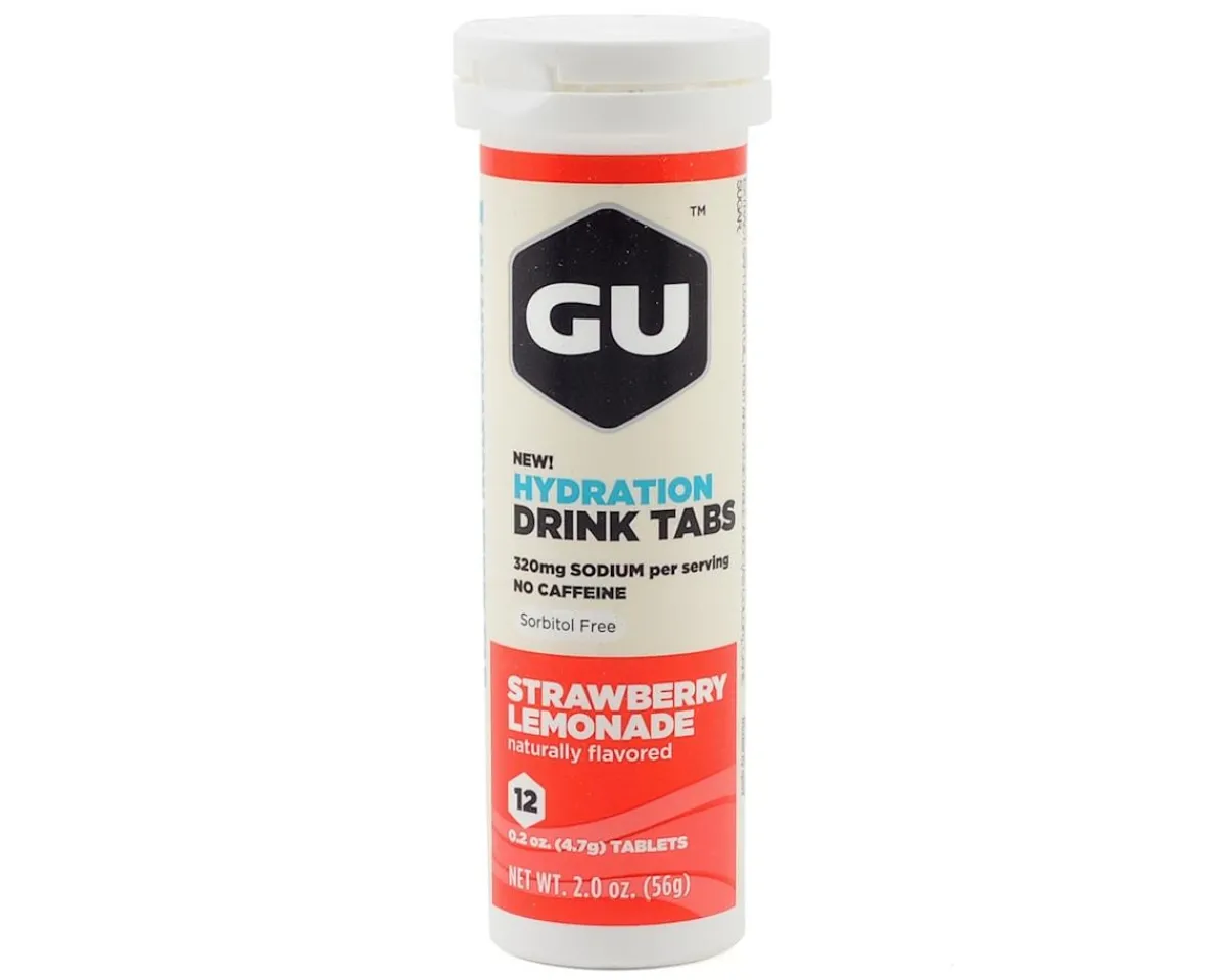 GU Nutrition & Skin Care|Hydration Drink Tablets (Strawberry Lemonade) (8 Tubes)