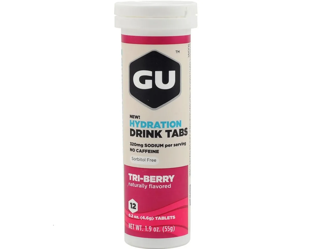 GU Nutrition & Skin Care|Hydration Drink Tablets (Tri Berry) (8 Tubes)