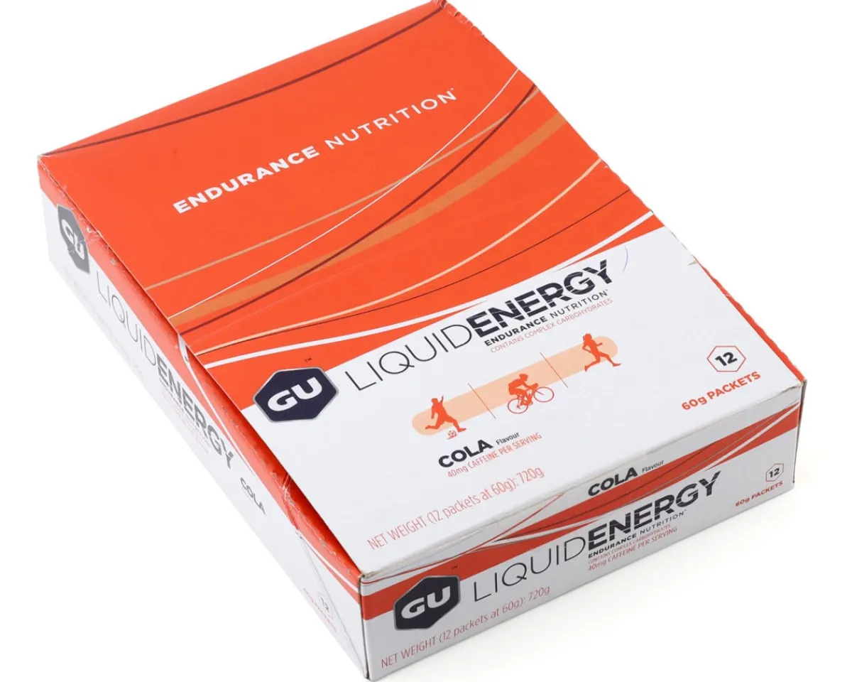 GU Nutrition & Skin Care|Liquid Energy Gel (Cola w/Caffeine) (12 | 2.1oz Packets)