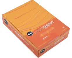 GU Nutrition & Skin Care|Liquid Energy Gel (Orange) (12 | 2.1oz Packets)