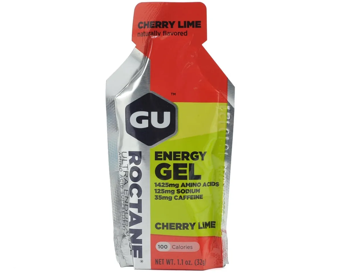 GU Nutrition & Skin Care|Holiday Shopping|Roctane Energy Gel (Cherry Lime) (24 | 1.1oz Packets)