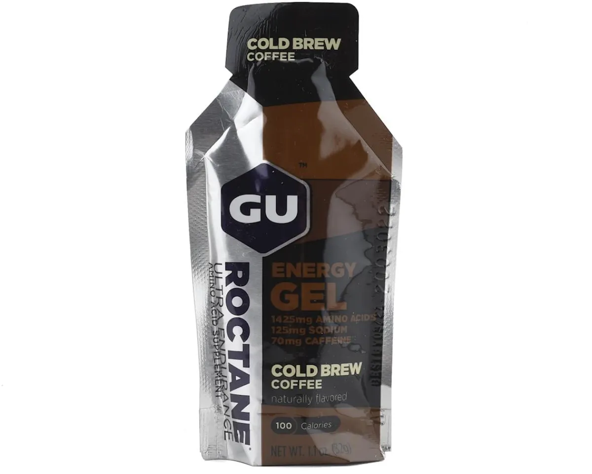 GU Nutrition & Skin Care|Roctane Energy Gel (Cold Brew Coffee) (24 | 1.1oz Packets)