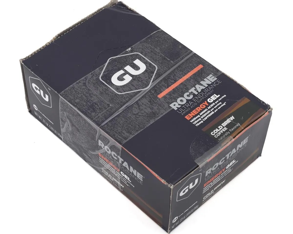 GU Nutrition & Skin Care|Roctane Energy Gel (Cold Brew Coffee) (24 | 1.1oz Packets)