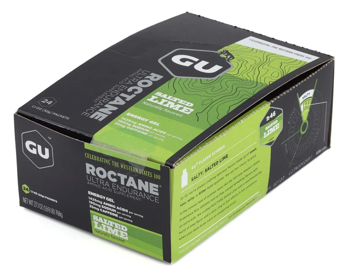 GU Nutrition & Skin Care|Roctane Energy Gel (Salted Lime) (24 | 1.1oz Packets)