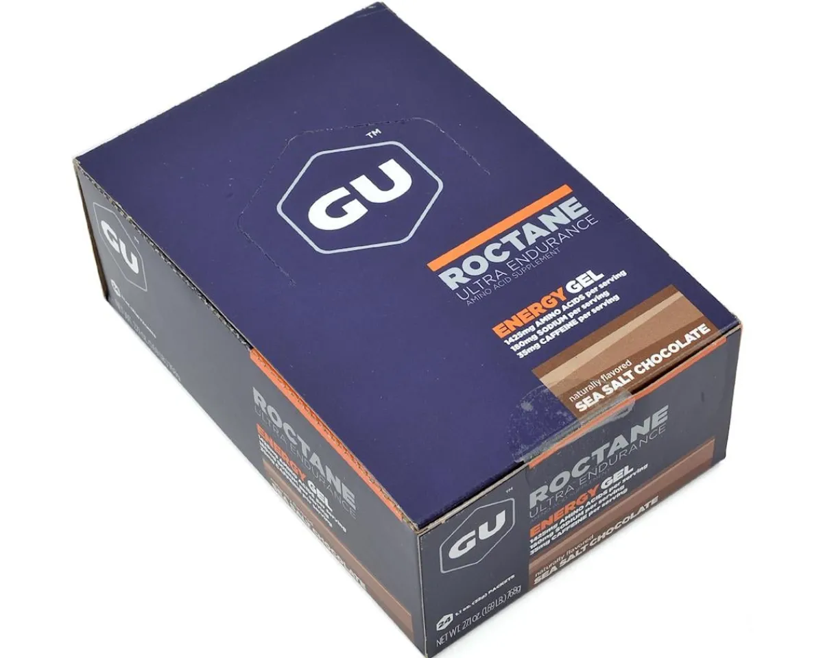GU Nutrition & Skin Care|Holiday Shopping|Roctane Energy Gel (Sea Salt Chocolate) (24 | 1.1oz Packets)