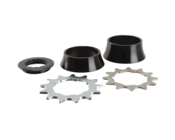 Gusset Cassettes|1'er Single Speed Conversion (Black) (3/32") (12/13T)