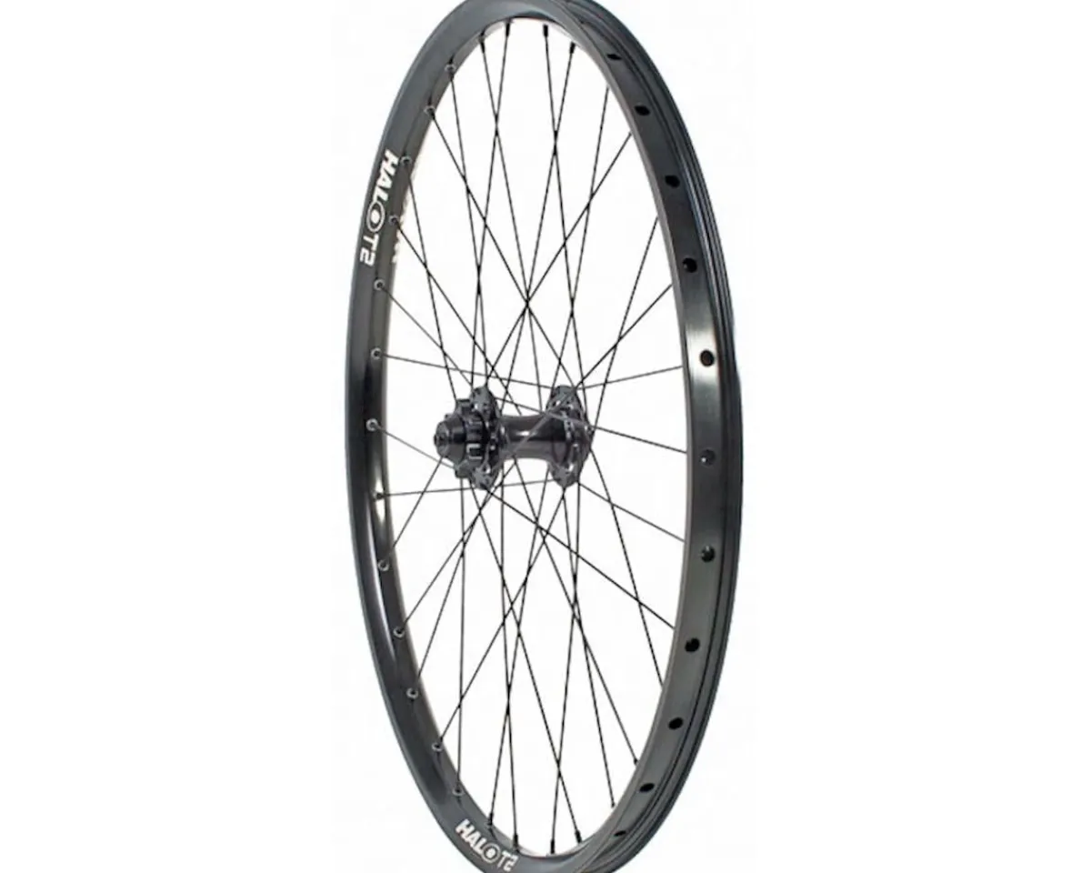 Halo Wheels Wheels & Parts|T2 Front Wheel (Black) (QR/15 x 100mm) (26") (Rim Brake/6-Bolt) (Clincher)
