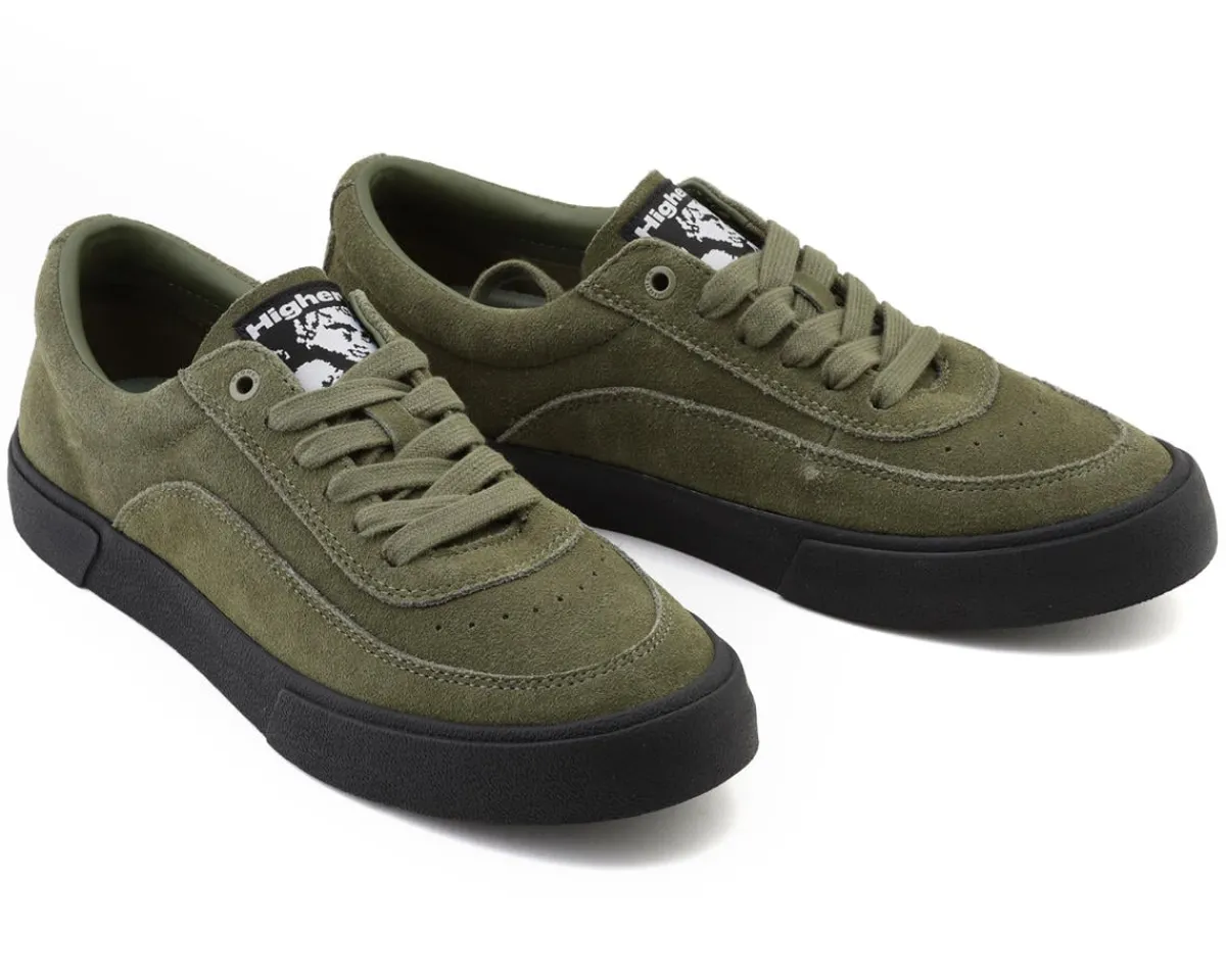 Higher Footwear Shoes|Clothing Sale|Crypt Suede Shoes (Olive Suede/Black) (9)