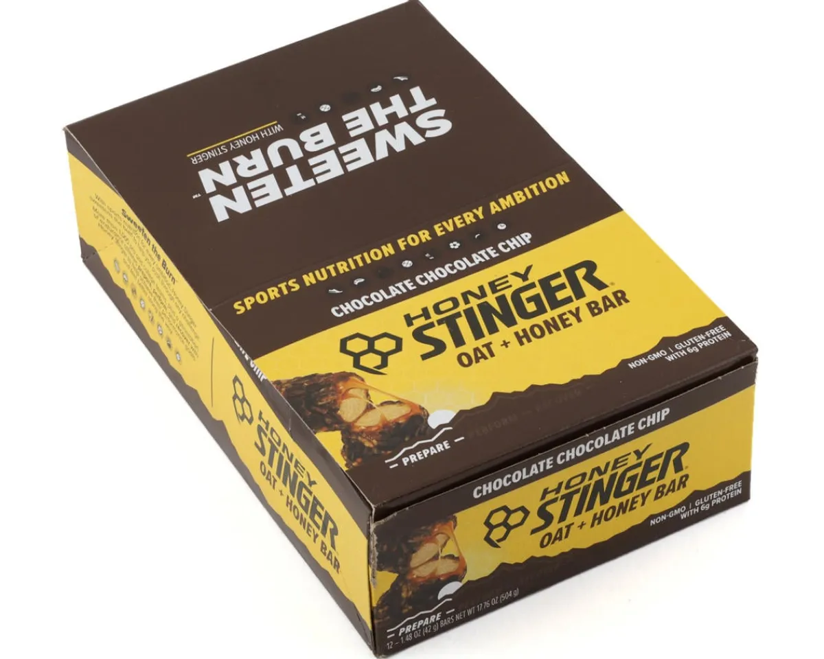 Honey Stinger Nutrition & Skin Care|Oat and Honey Bar (Chocolate Chip) (12 | 1.48oz Packets)
