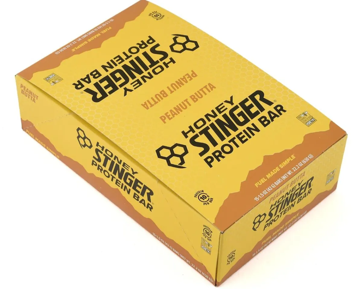 Honey Stinger Nutrition & Skin Care|Holiday Shopping|Protein Bar (Peanut Butta) (15 | 1.5oz Packets)