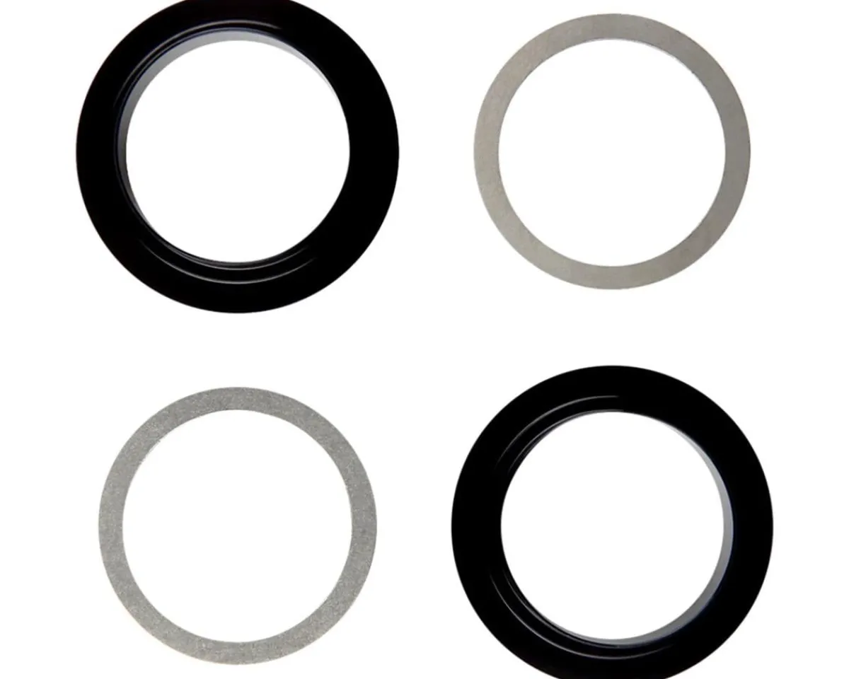 Hope Bottom Brackets & Parts|Bottom Bracket Conversion Kit 4 (Black) (PF46 (86.5mm) / T47 (86.5 - 92mm)) (Converts 30mm Bottom Bracket to SRAM DUB 29mm)