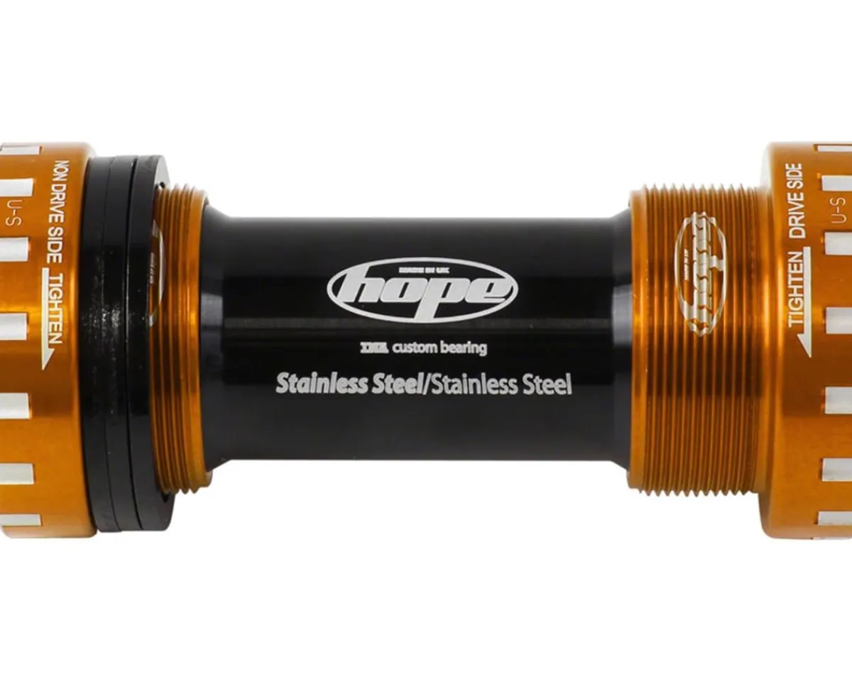 Hope Bottom Brackets & Parts|BSA24 Threaded Bottom Bracket (Orange) (BSA) (68/73mm) (24mm Spindle)