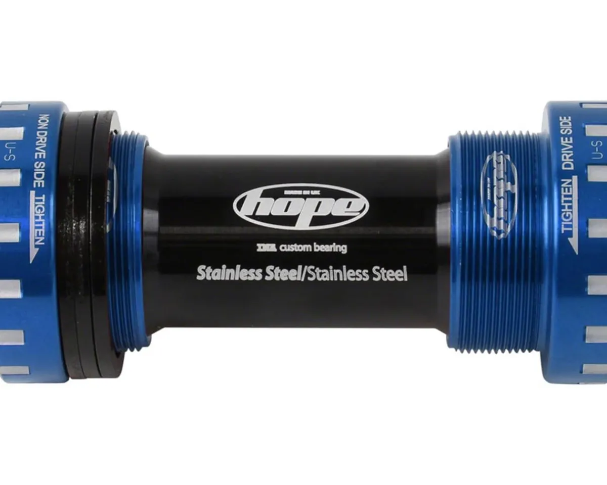 Hope Bottom Brackets & Parts|BSA24 Threaded Bottom Bracket (Blue) (BSA) (68/73mm) (24mm Spindle)