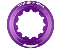 Hope Brakes|Centerlock Rotor Disc Lockring (Purple) (Internal Spline)