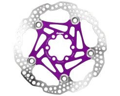 Hope Brakes|Floating Disc Brake Rotor (Purple) (6-Bolt) (160mm)